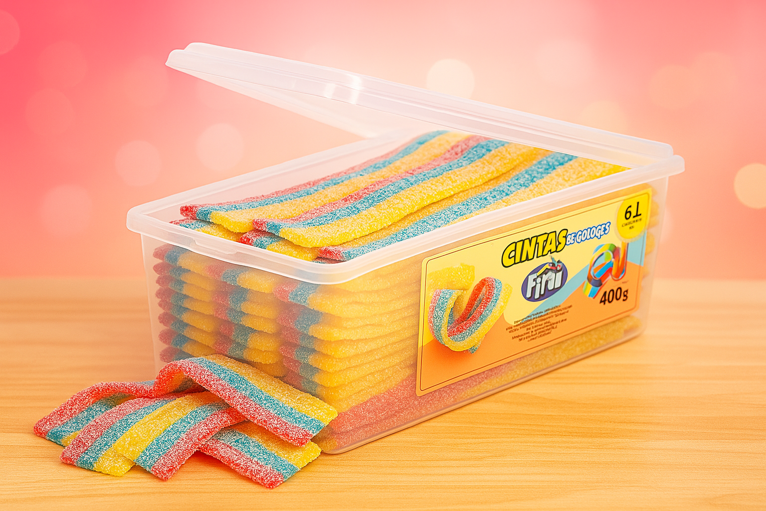 GOMAS CINTA TRICOLOR X 400GR