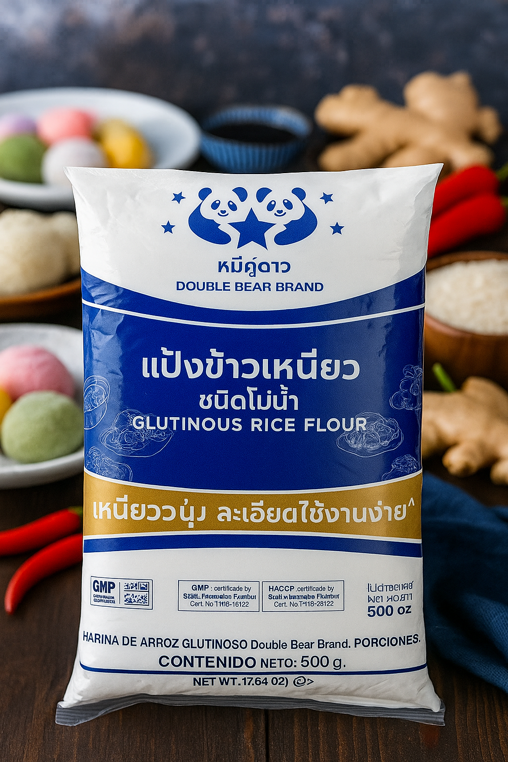 HARINA DE ARROZ GLUTINOSO 500GR
