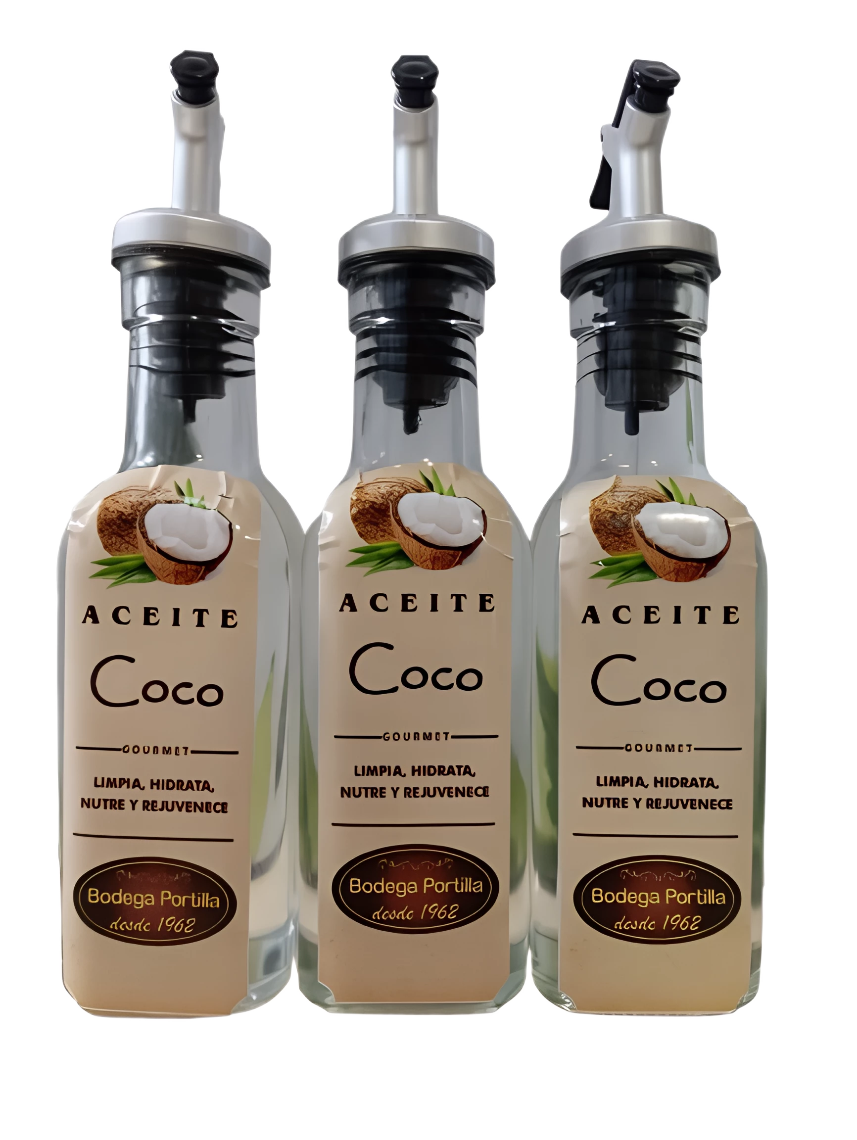 ACEITE DE COCO DISPENSADOR X 250 ML