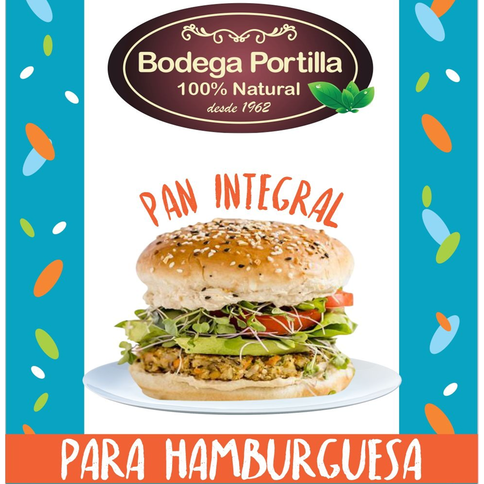 PAN INTEGRAL PARA HAMBURUESA