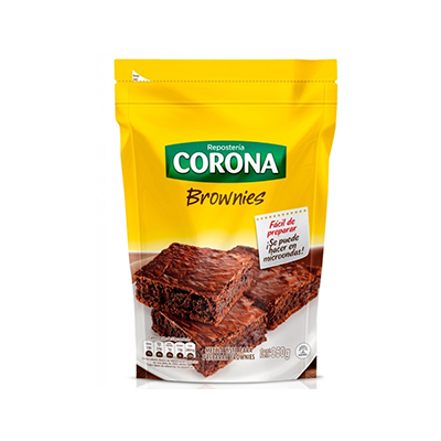 PREMEZCLA BROWNIE CORONA X 350 G
