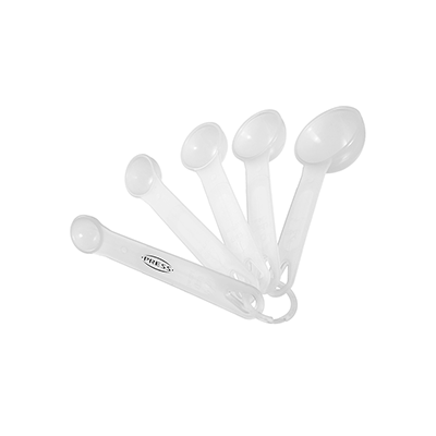 CUCHARA PLAST BLANCA MEDIDORA X 5 PRESS