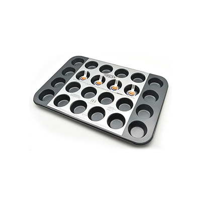 MOLDE ANTIADHERENTE MINI CUP CAKES X 24 PRESS