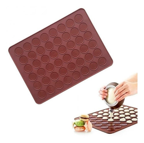 TAPETE SILICON MACARRON 29X26 COLOR65-20