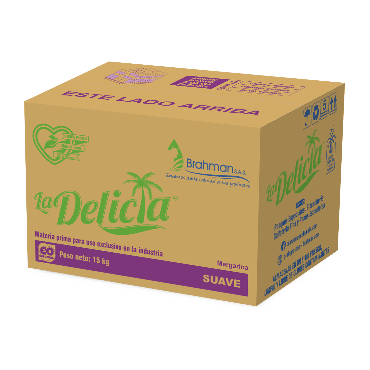 DELICIA MARGARINA SUAVE X 500GR