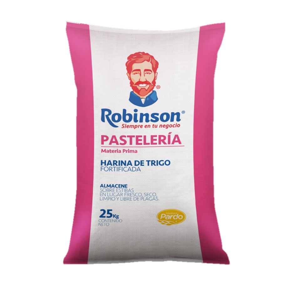 HARINA PASTELERA ROBINSON ROSADA BULTO X 25Kg