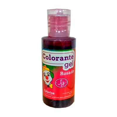 Colorante Comestible Rosado Gel X 60 Ml Colorisa