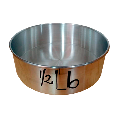 MOLDE REDONDO BAJO 1/2 Lb 24 CM X 8 CM ALTO