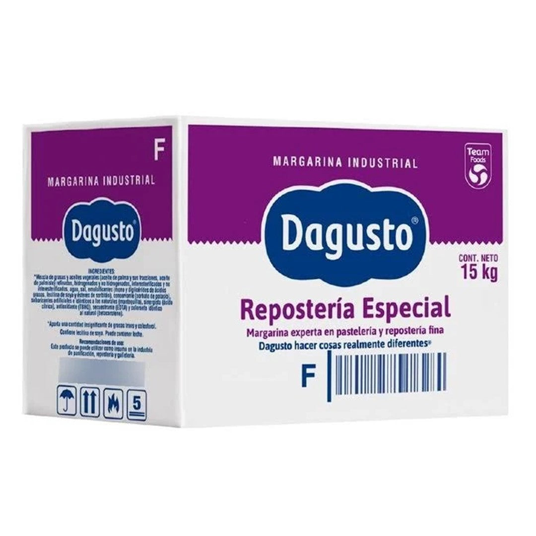 MARGARINA SIN SAL DAGUSTO REPOSTERIA X 15Kg