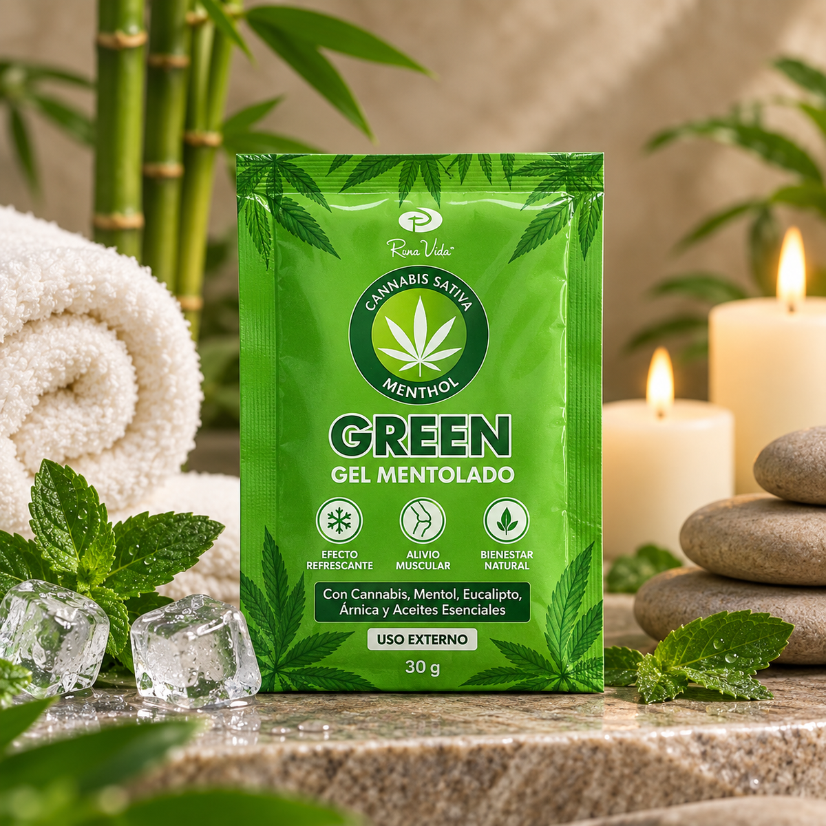 GEL EN SACHET GREEN
