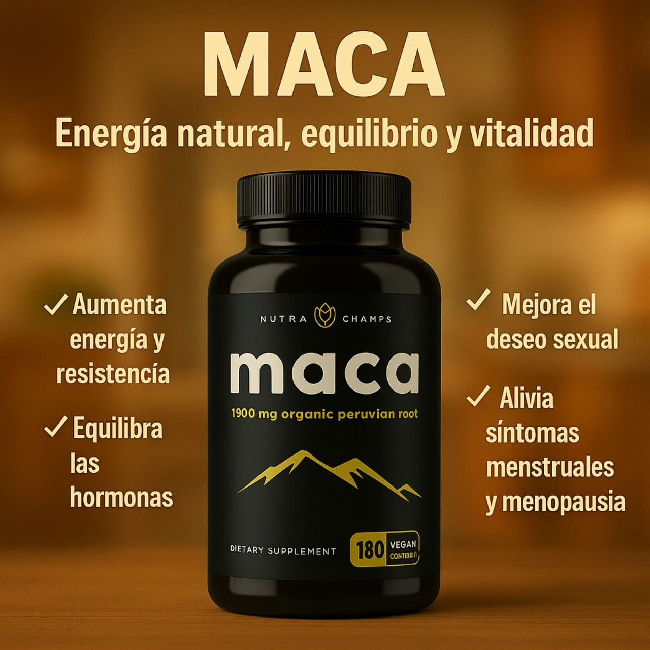 MACA X180 CAPSULAS - EQUILIBRIO HORMONAL