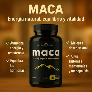 MACA X180 CAPSULAS - EQUILIBRIO HORMONAL