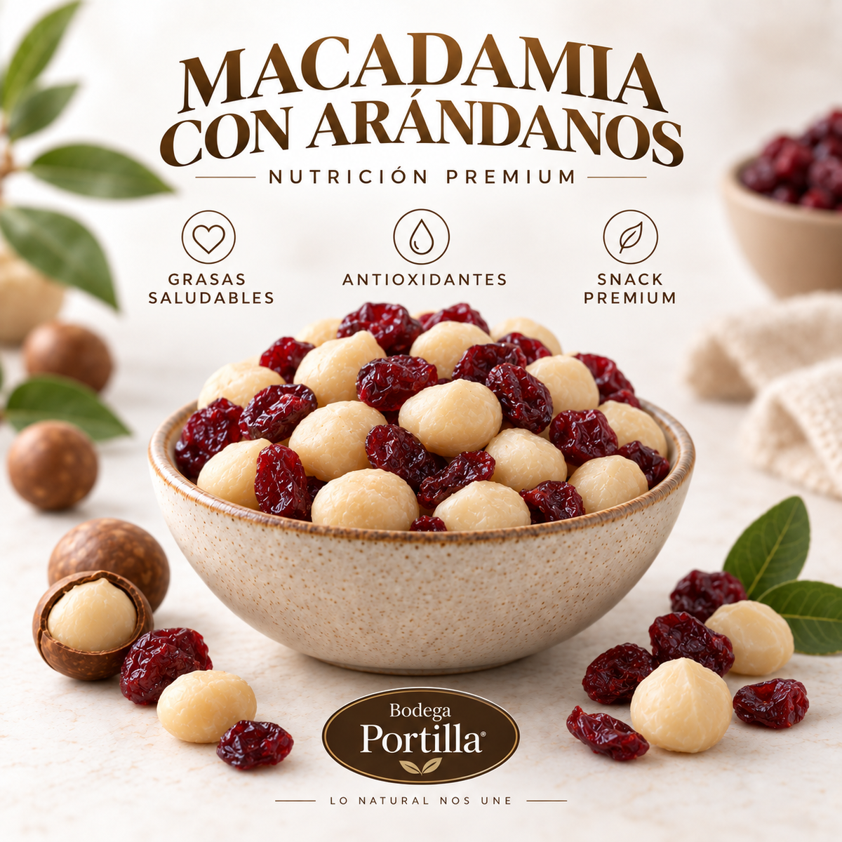MIX MACADAMIA Y ARANDANOS