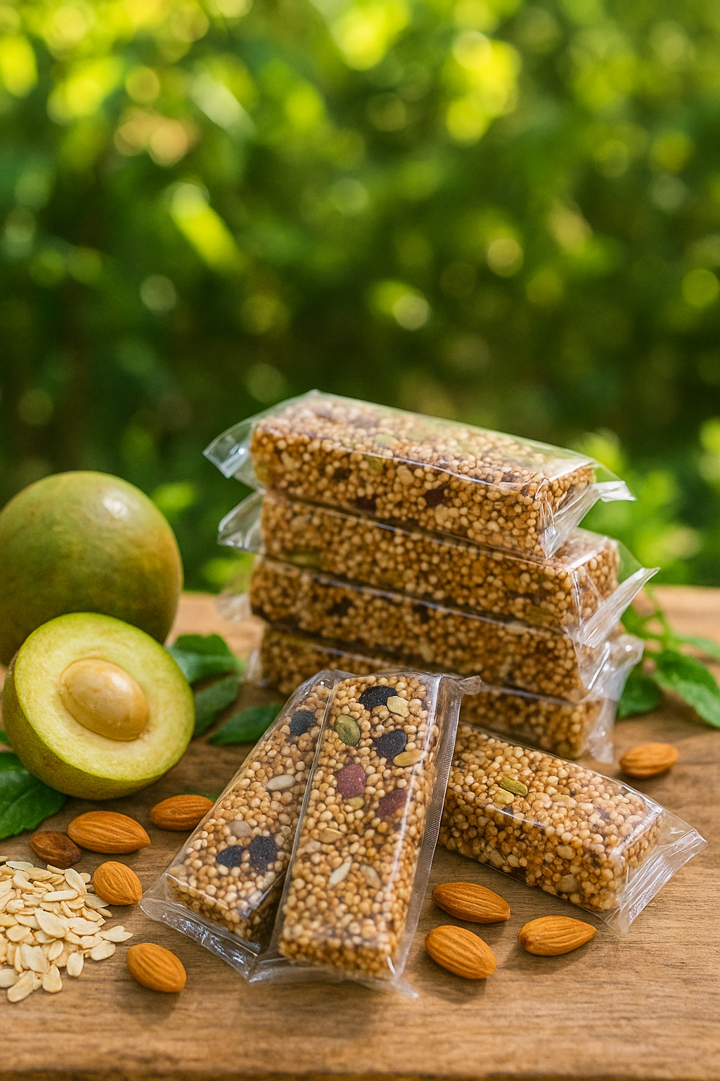 BARRA ENERGETICA (QUINUA-ALMENDRA-COCO-CALABAZA)