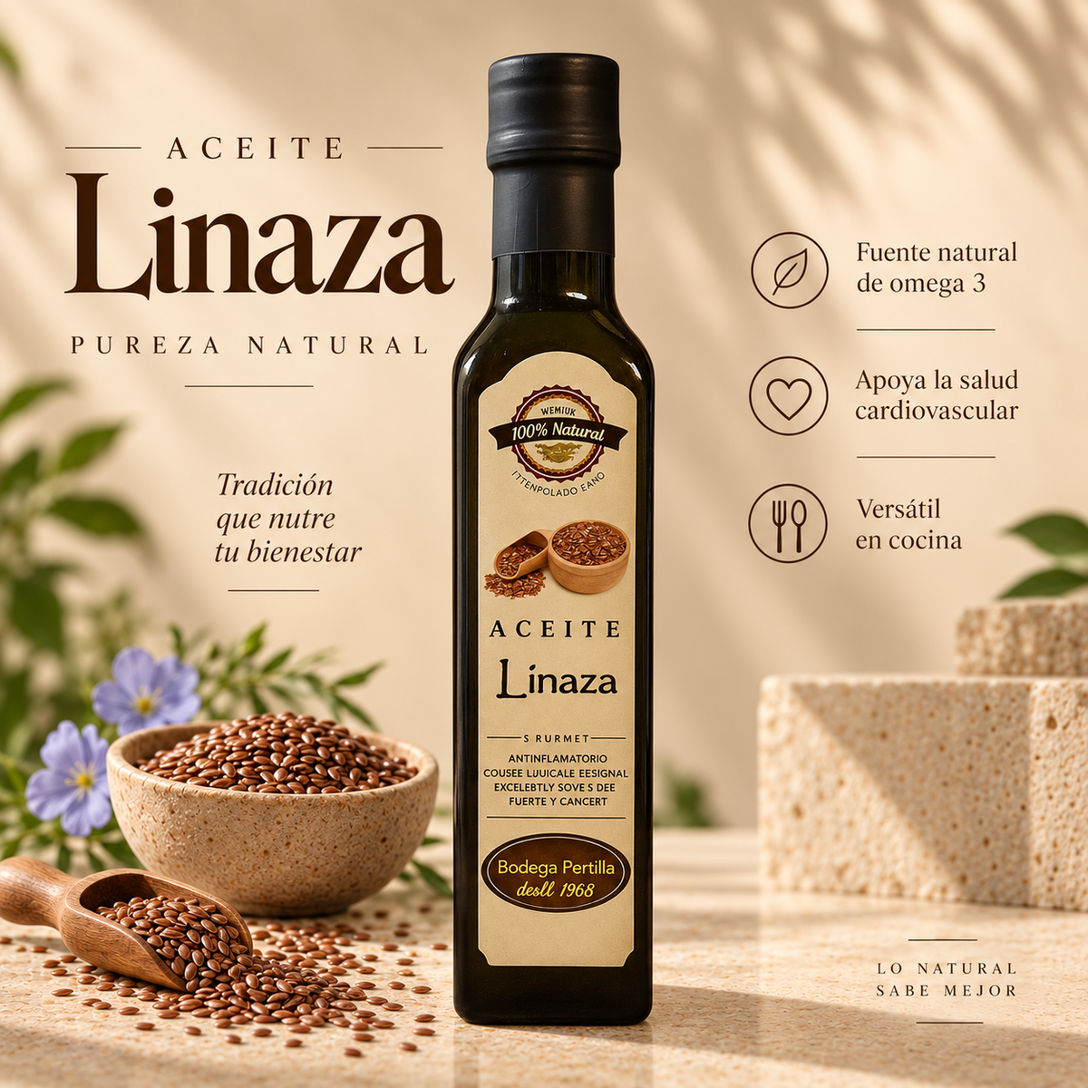 ACEITE DE LINAZA X 250 ML