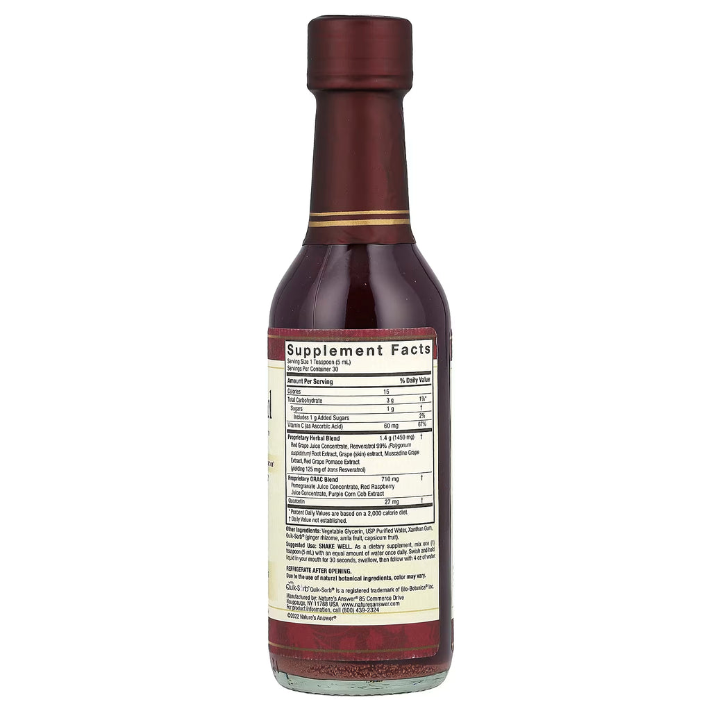 RESVERATROL LIQUIDO X150ML - POTENTE ANTIOXIDANTE