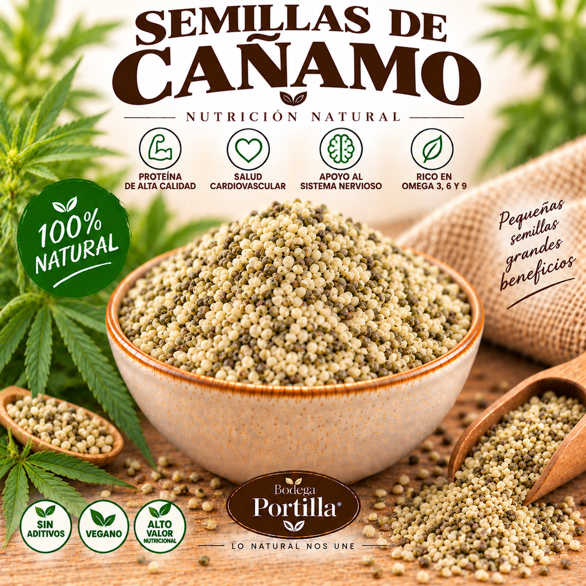 SEMILLAS DE CAÑAMO