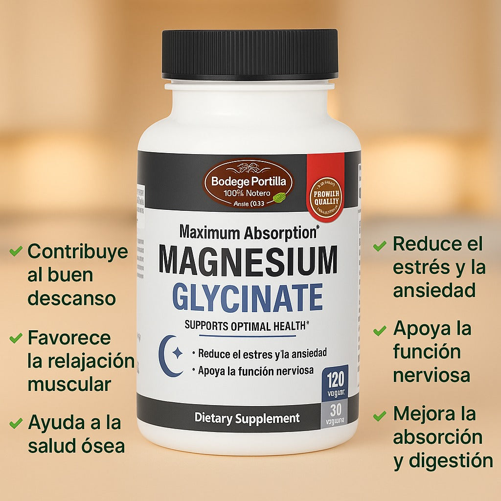 GLICINATO DE MAGNESIO X120 CAPSULAS