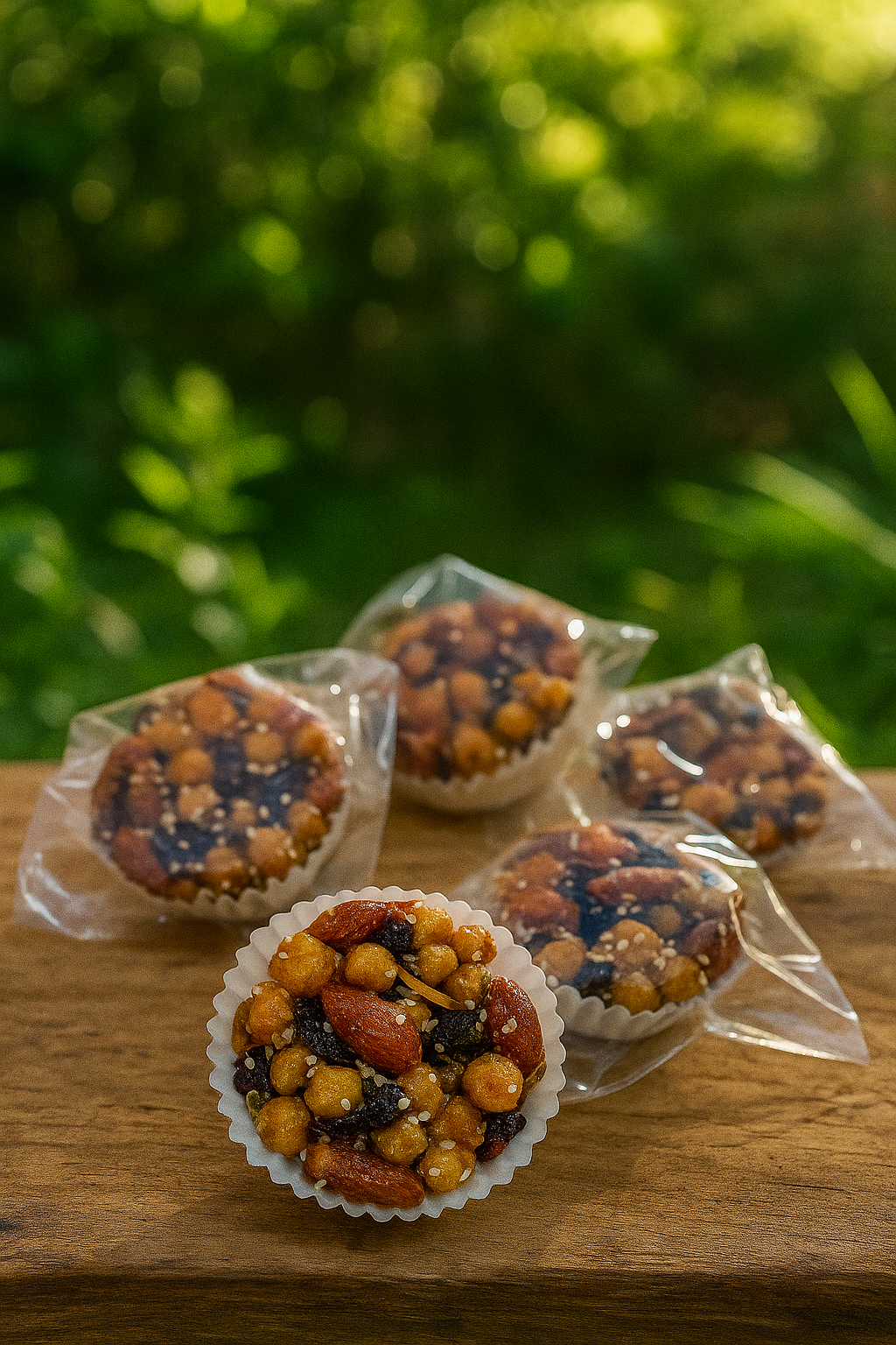 TURRON MIX FRUTOS SECOS CON SEMILLAS A BASE DE MIEL