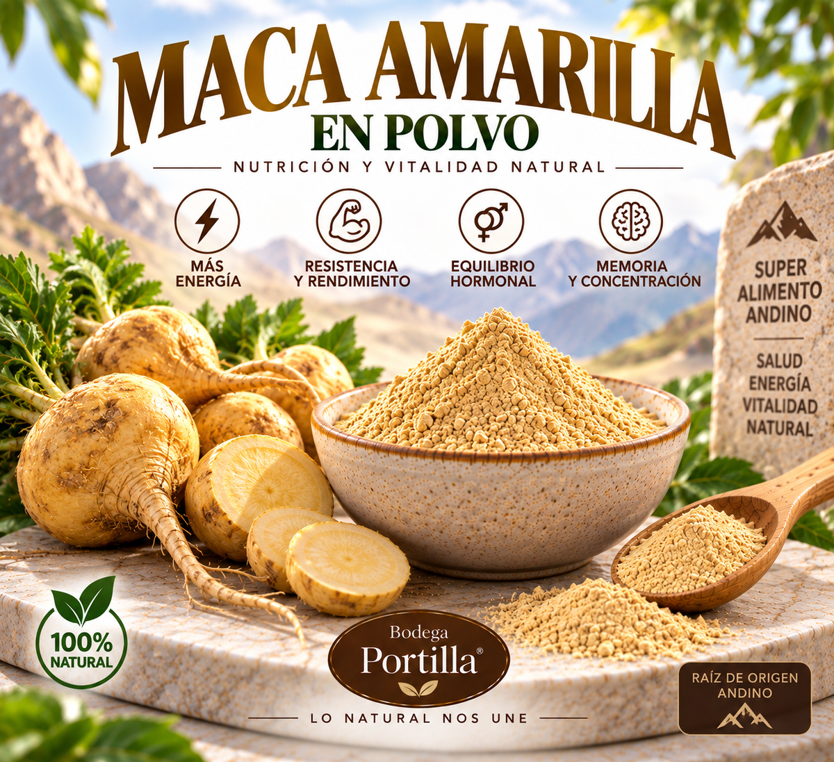 MACA PULVERIZADA