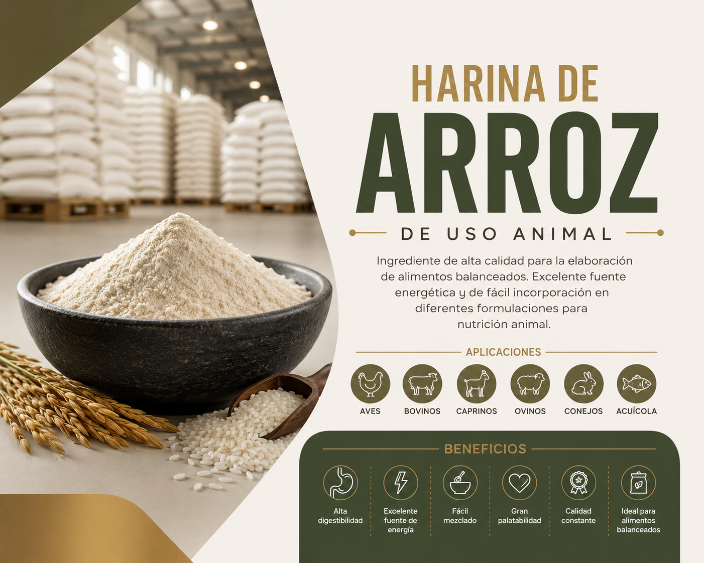 HARINA DE ARROZ CONSUMO ANIMAL