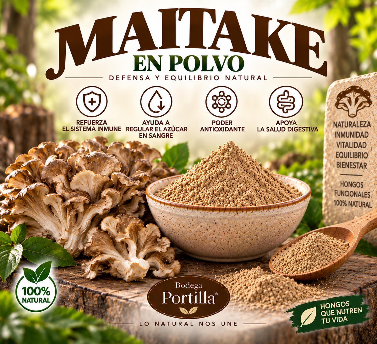 HONGO MAITAKE (GRIFOLA FRONDOSA)
