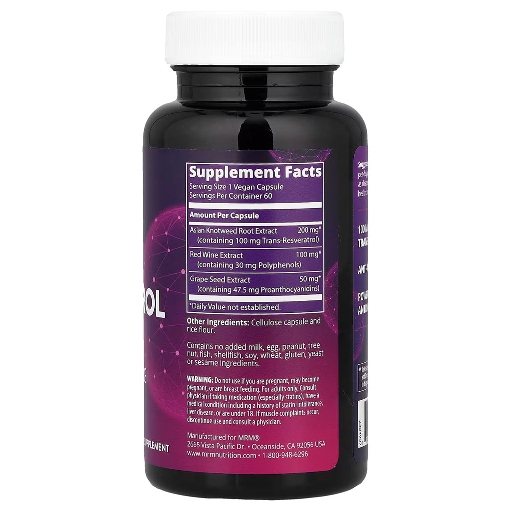 RESVERATROL X60 CAPSULAS 100MG