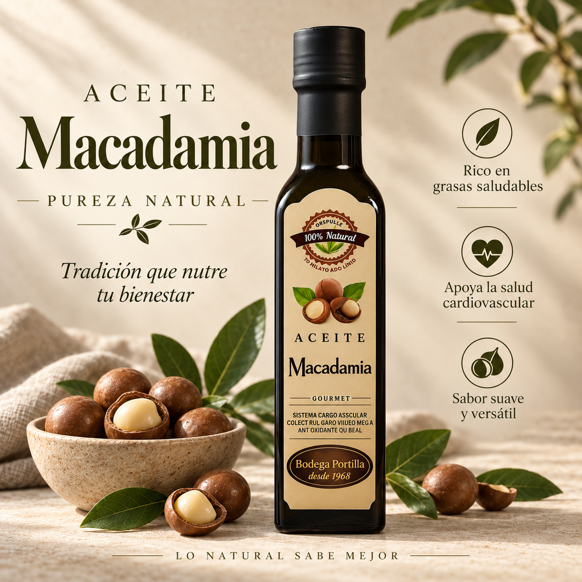 ACEITE DE MACADAMIA X 250ML