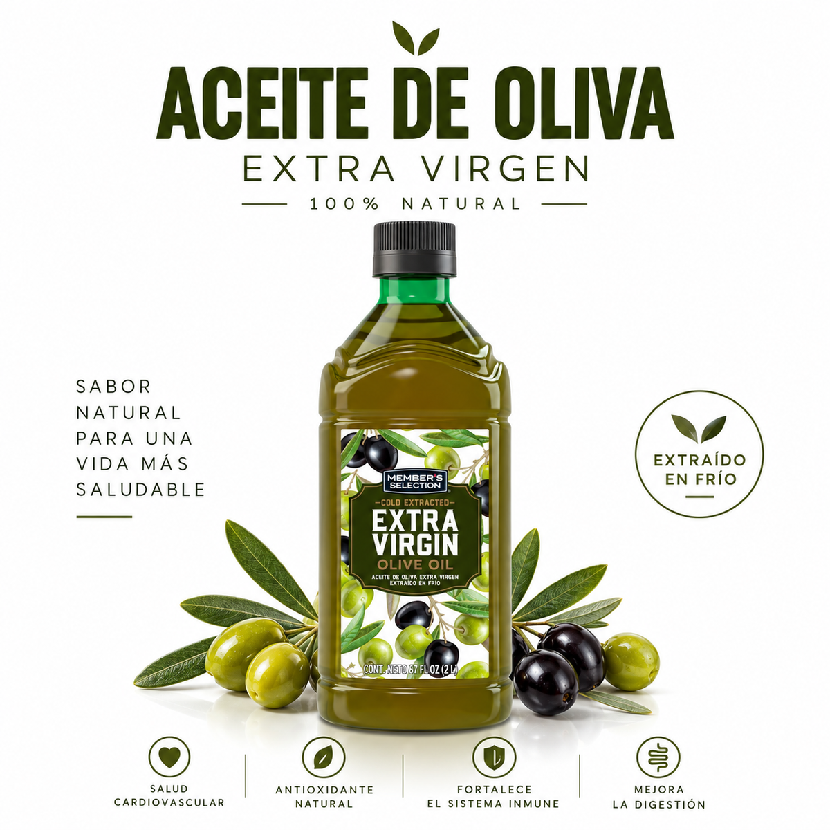 ACEITE DE OLIVA ORGANICO 2 LT
