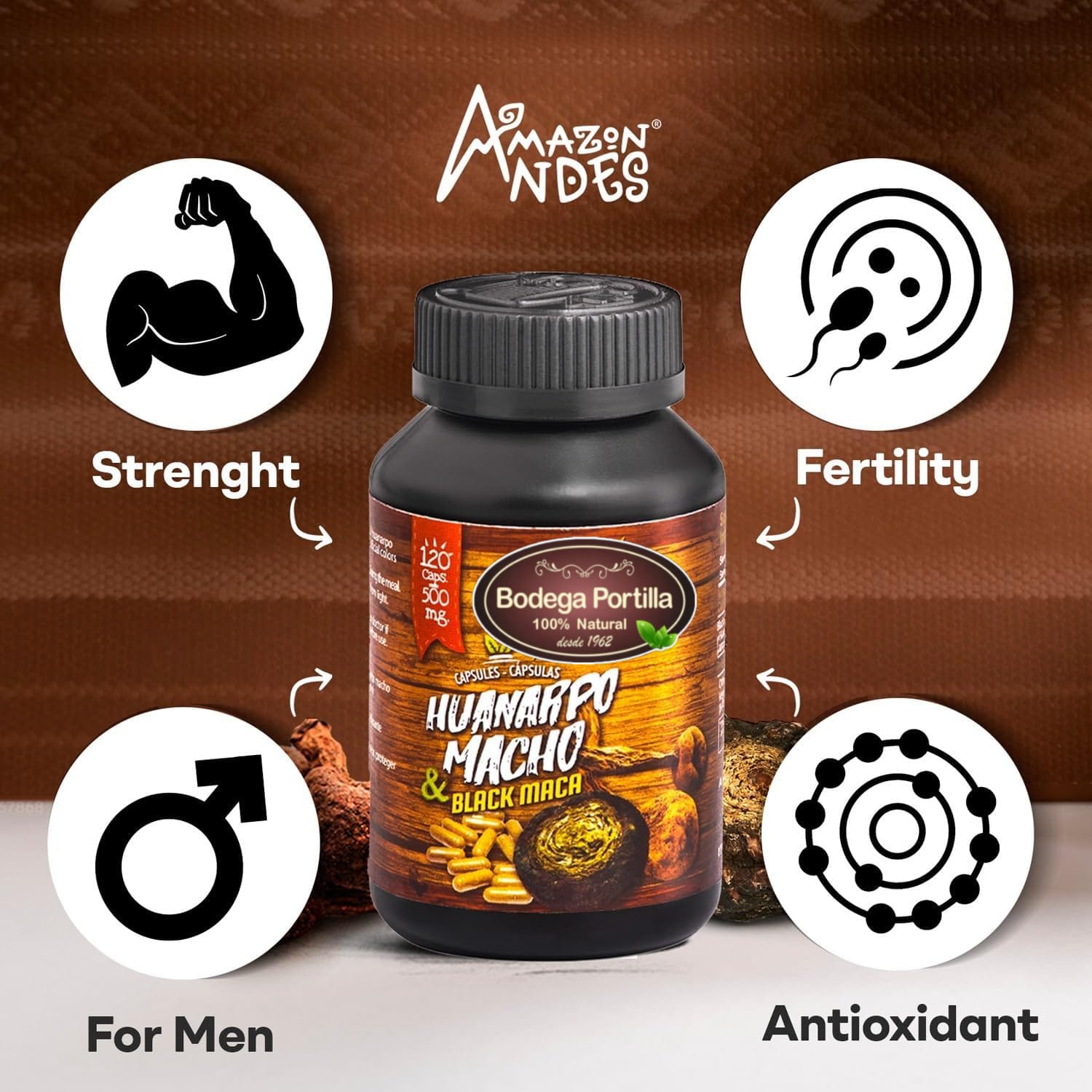 MACA NEGRA CAPSULAS X120 CAPSULAS