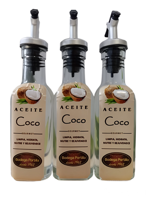 ACEITE DE COCO  DISPENSADOR   X 250 ML