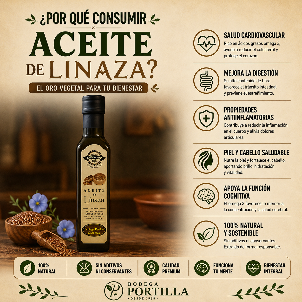 ACEITE DE LINAZA X 250 ML