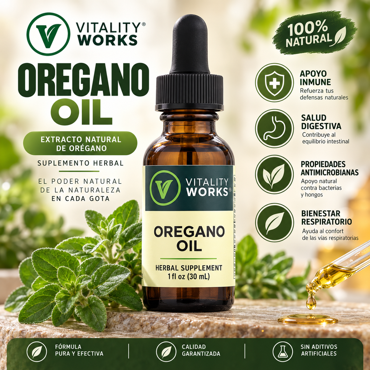 ACEITE DE ORÉGANO, 1 FL OZ (30 ML)