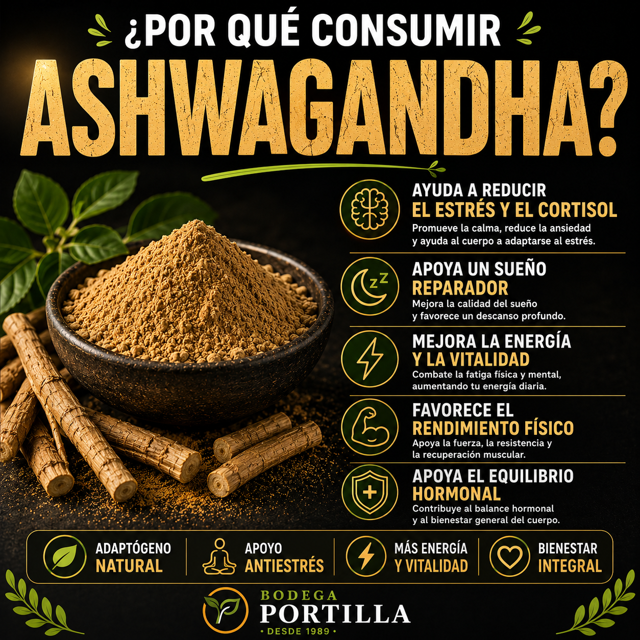 ASHAWANDHA EN POLVO