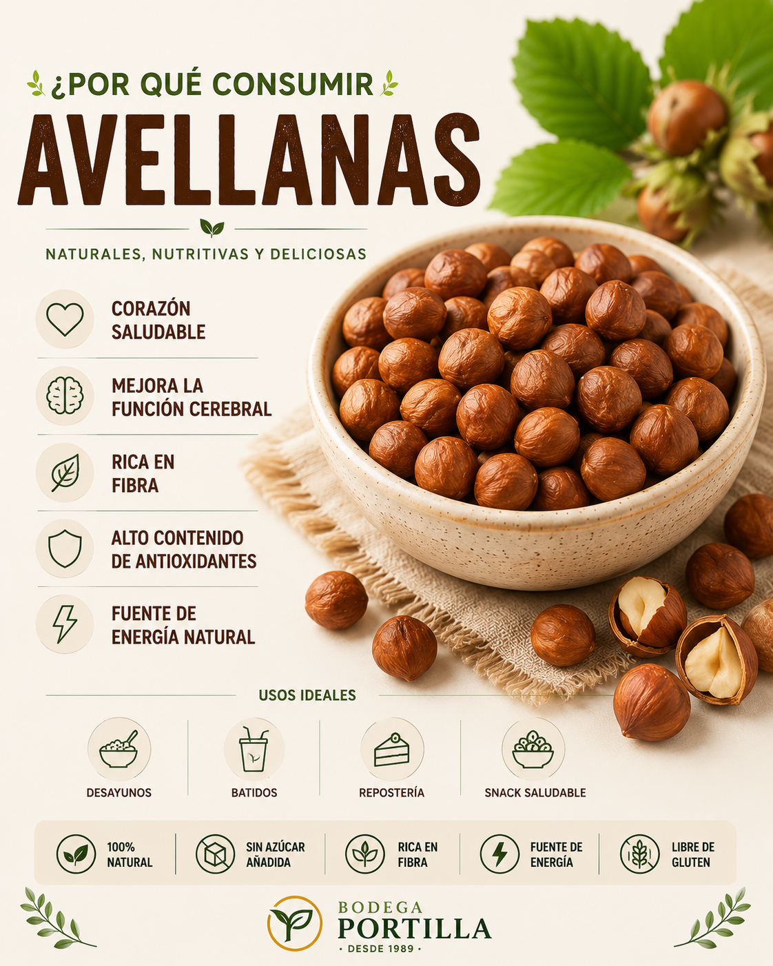 NUEZ DE AVELLANAS