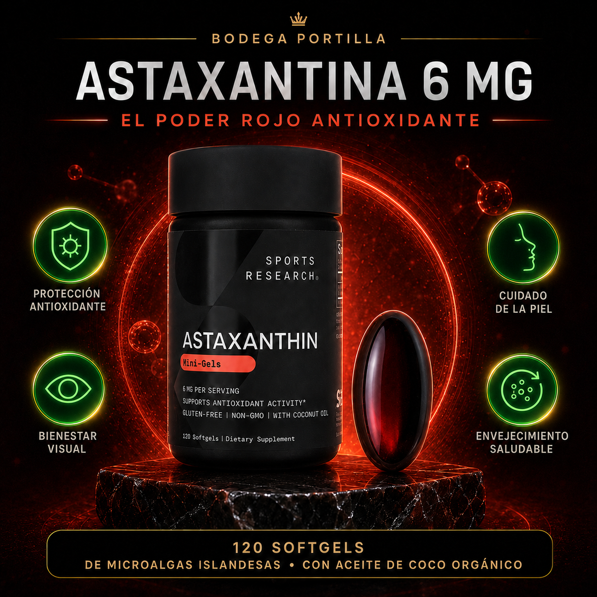 ASTAXANTHIN X60 CAPSULAS