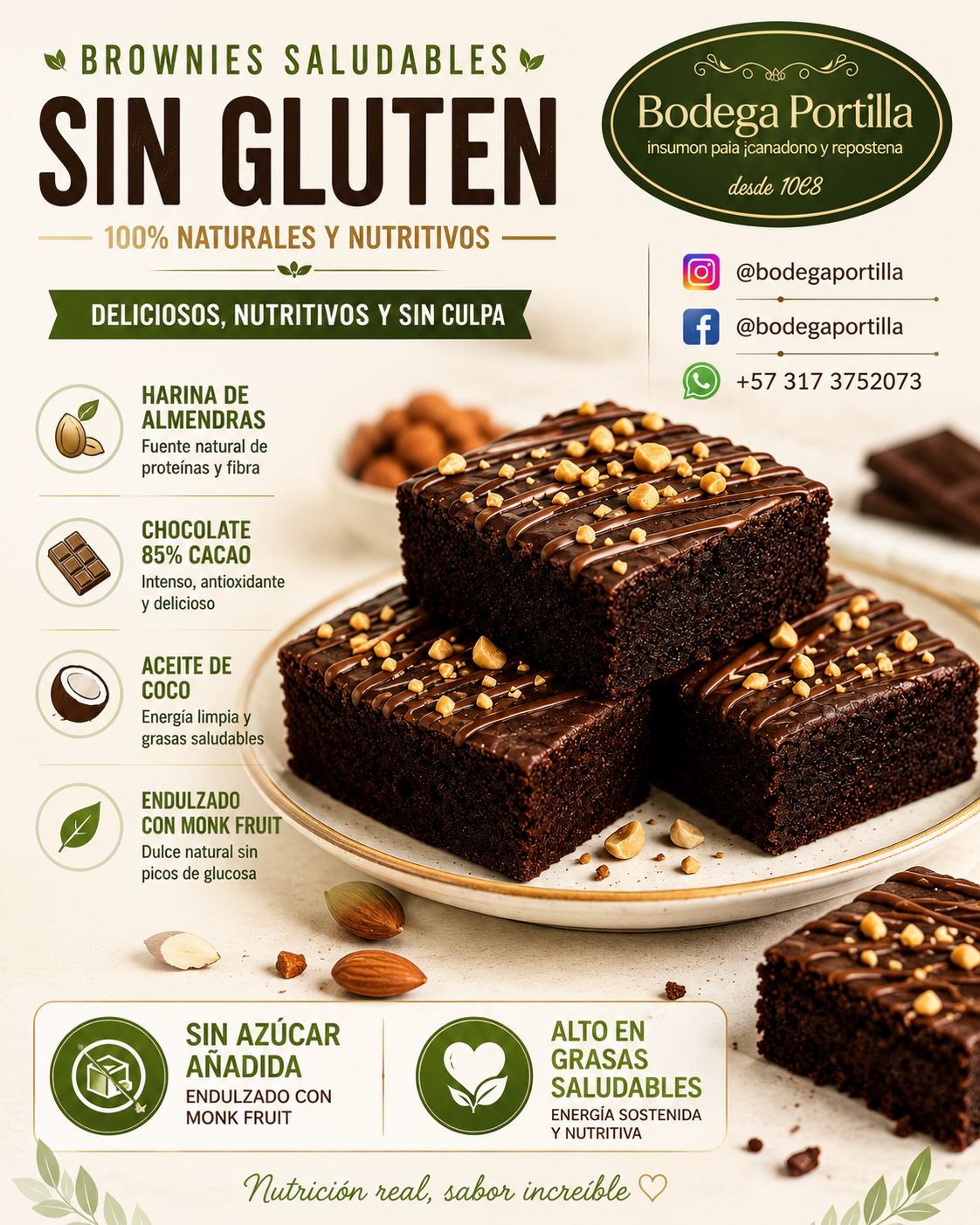 BROWNIE SALUDABLE