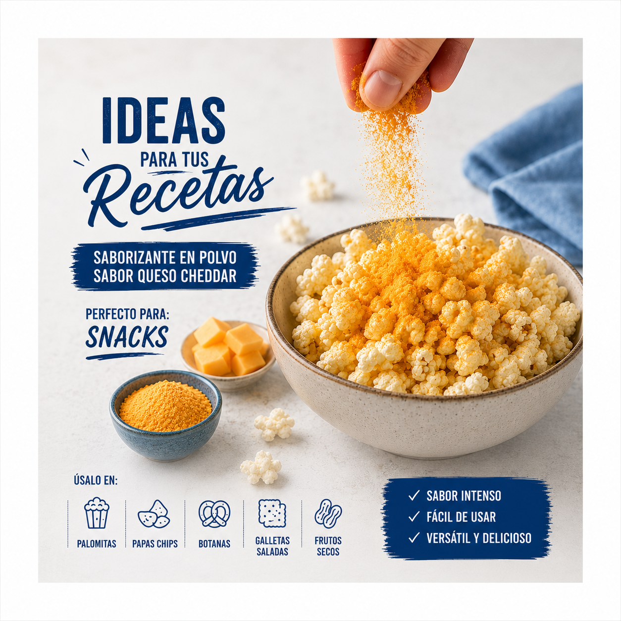 POLVO SABOR  QUESO CHEDDAR