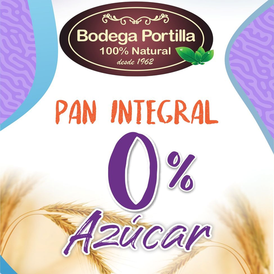 PAN INTEGRAL 0% AZUCAR