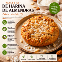 GALLETAS DE HARINA DE COCO Y ALMENDRAS