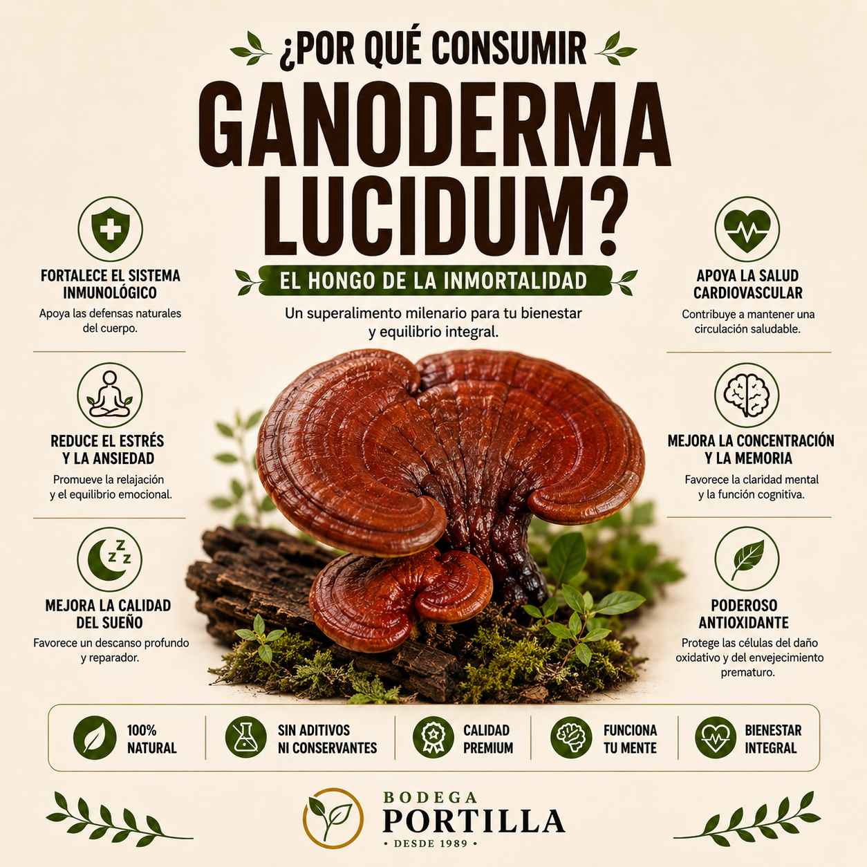 HONGO REISHI (GANODERMA LUCIDUM)