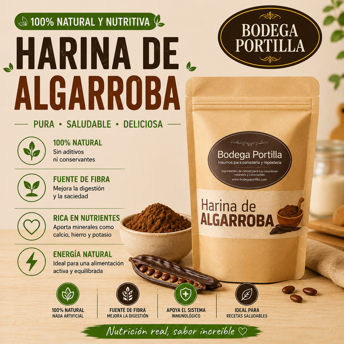 HARINA DE ALGARROBA