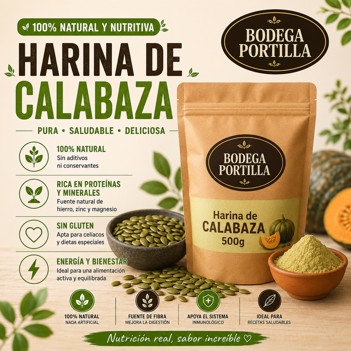 HARINA DE CALABAZA
