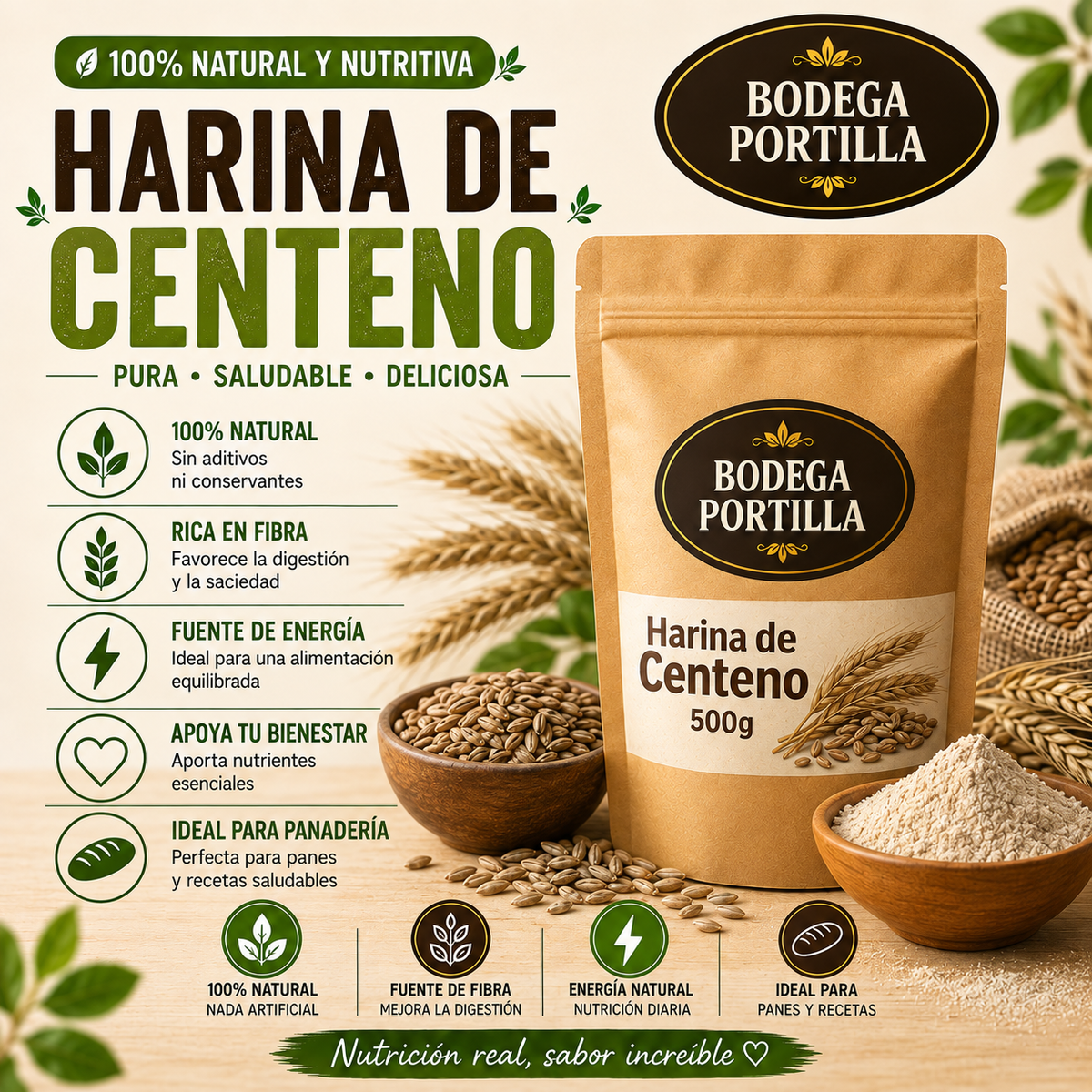 HARINA DE CENTENO
