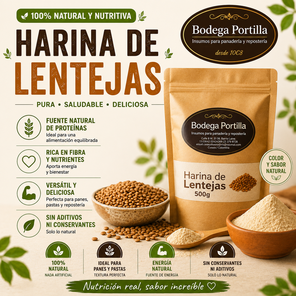 HARINA DE LENTEJA