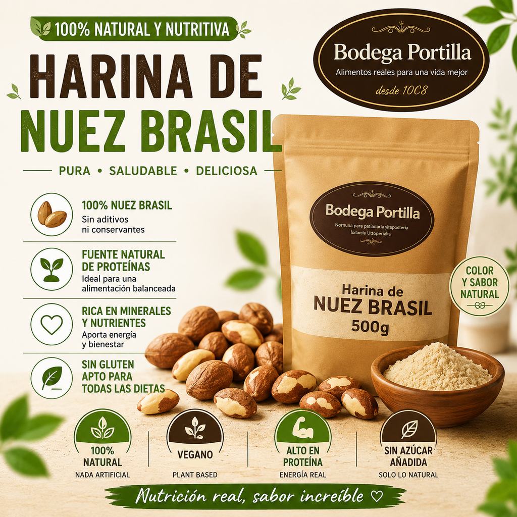 HARINA DE NUEZ BRASIL