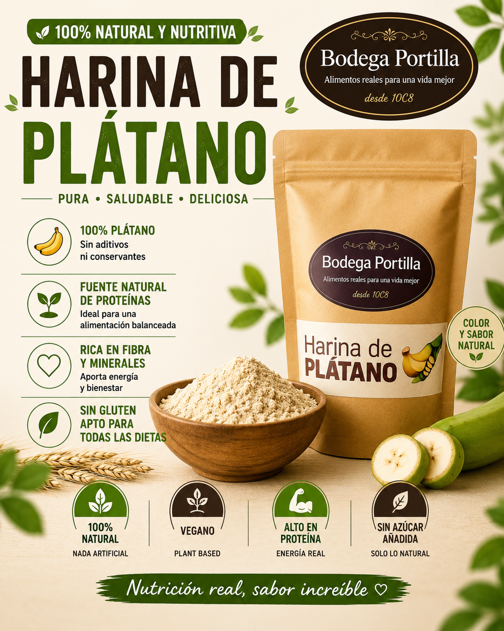 HARINA DE PLATANO