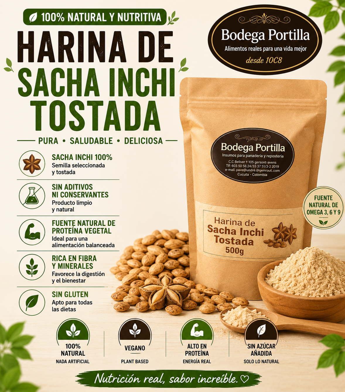 HARINA TOSTADA SACHA INCHI