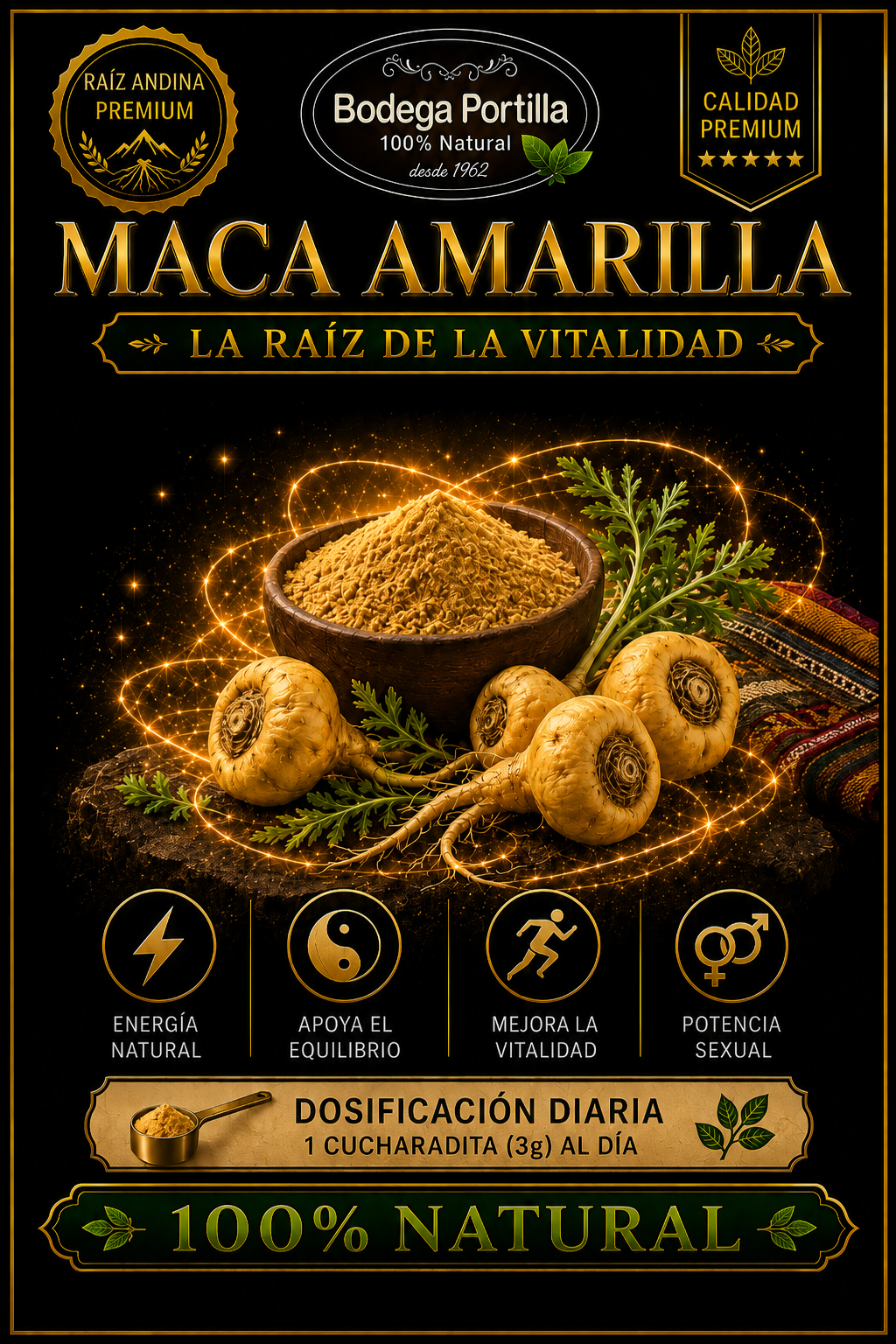 MACA PULVERIZADA