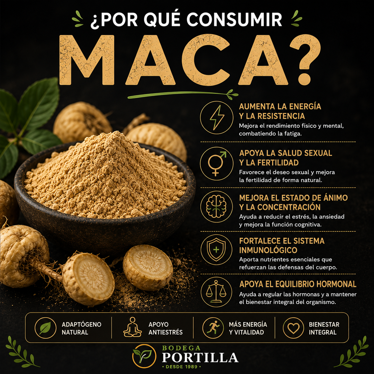 MACA PULVERIZADA